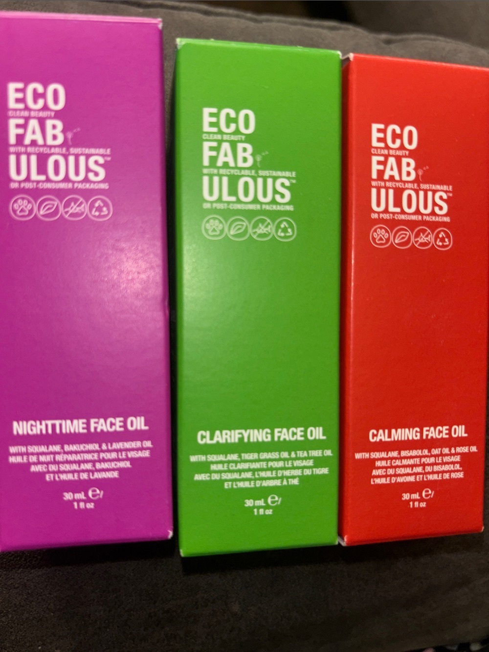 Eco Fabulous Clarifying Face Oil/Calming face oil/ Nighttime face oil (1003)